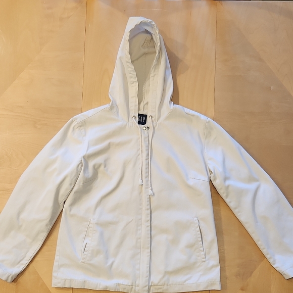 Gap- Khaki Hooded Jacket. Size M - Picture 1 of 4